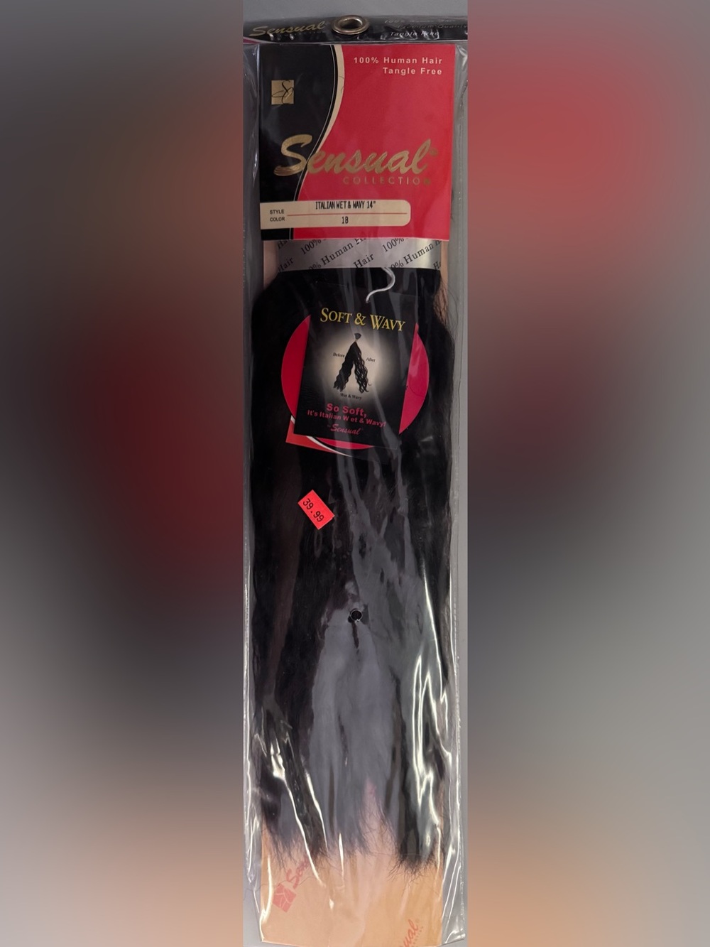 Sensual collection. 100% human hair. Italian wet & wavy.